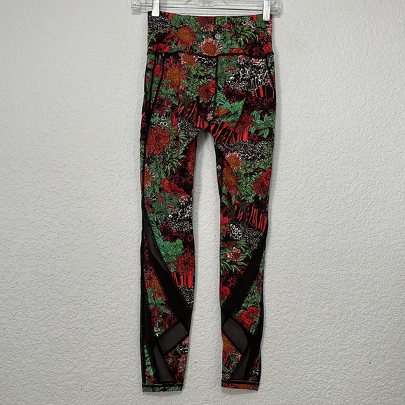 Lululemon Athletica Wunder Under Floral Leggings - Picture 11 of 16